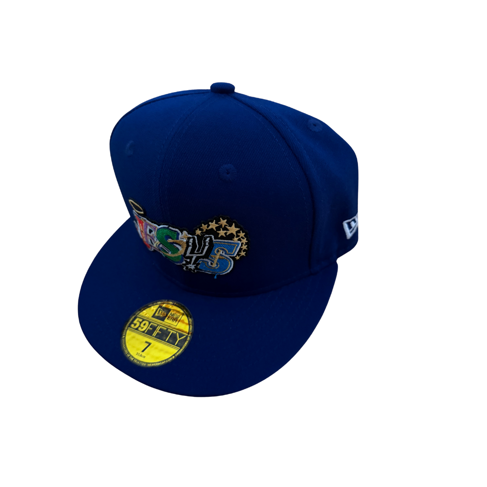 "JESUS" New Era Fitted Cap - Blue