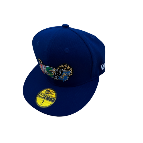"JESUS" New Era Fitted Cap - Blue