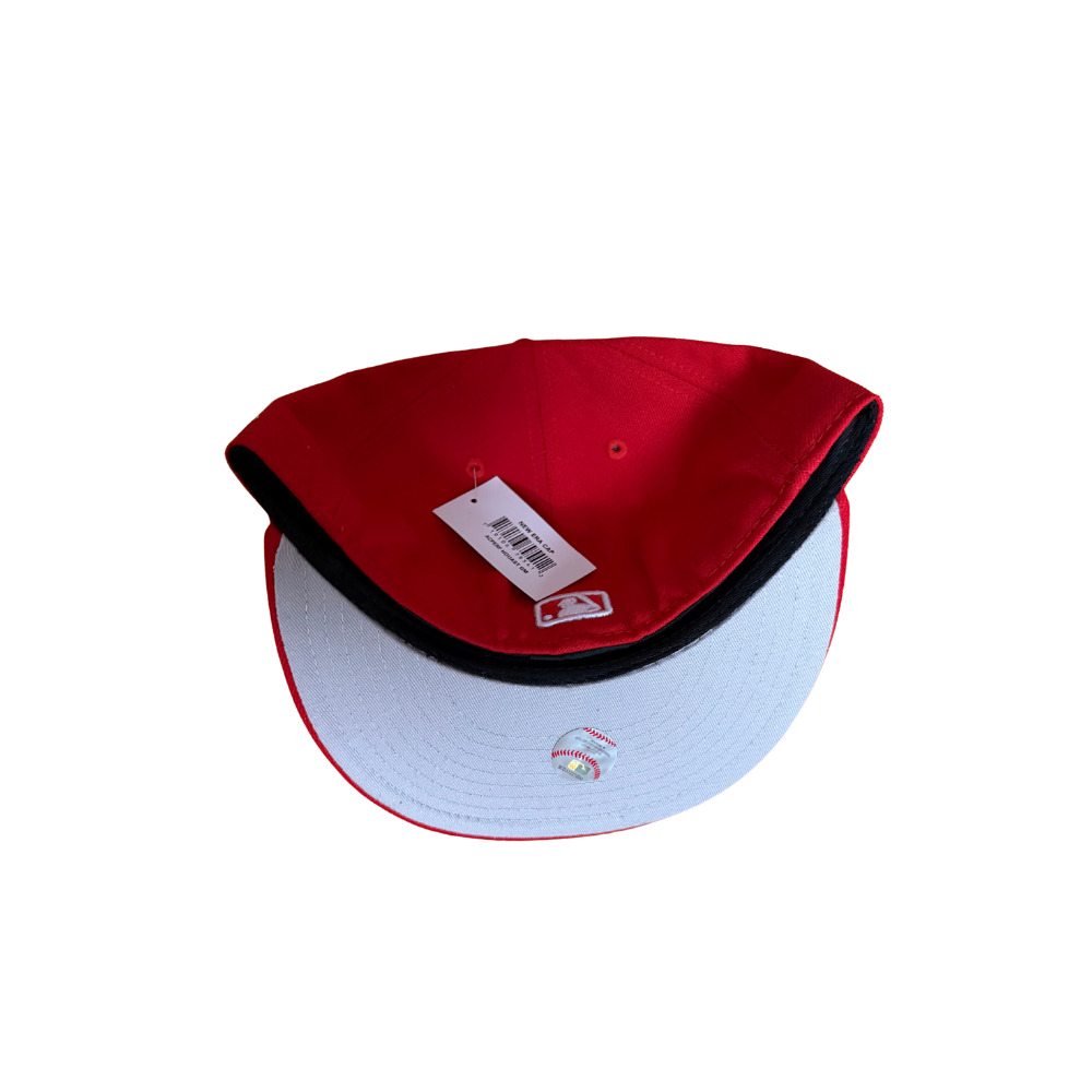 "JESUS" New Era Fitted Cap - Red