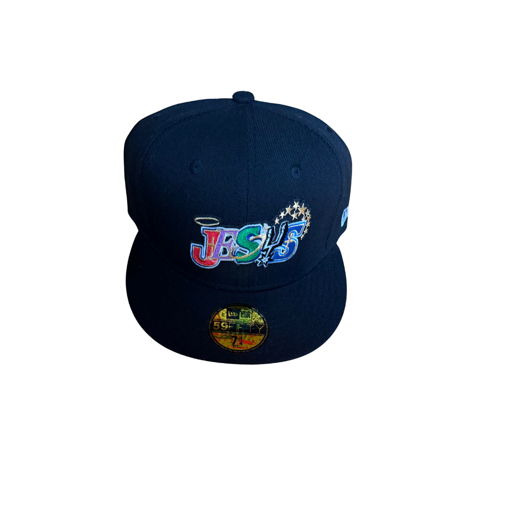"JESUS" New Era Fitted Cap - Black